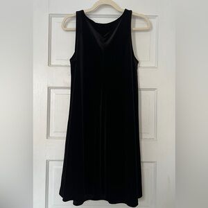 Elegant Black Velvet Dress